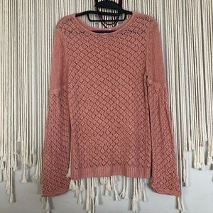 Sundance Knit Peach Sweater